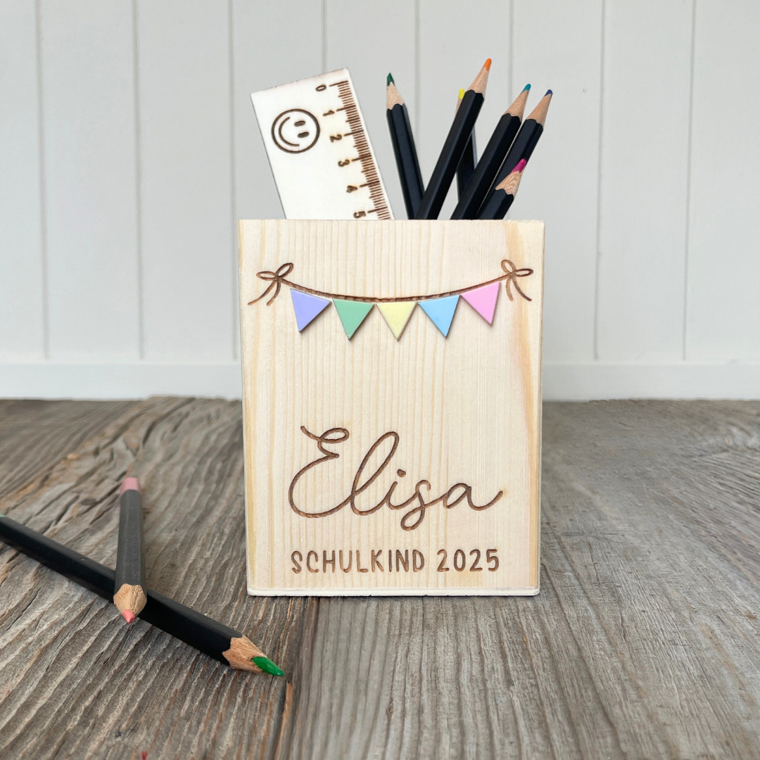 Stifthalter Personalisiert mit Acryl  „Klein“