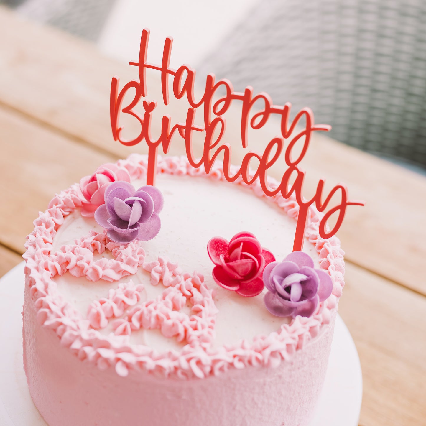 Caketopper „Happy Birthday"
